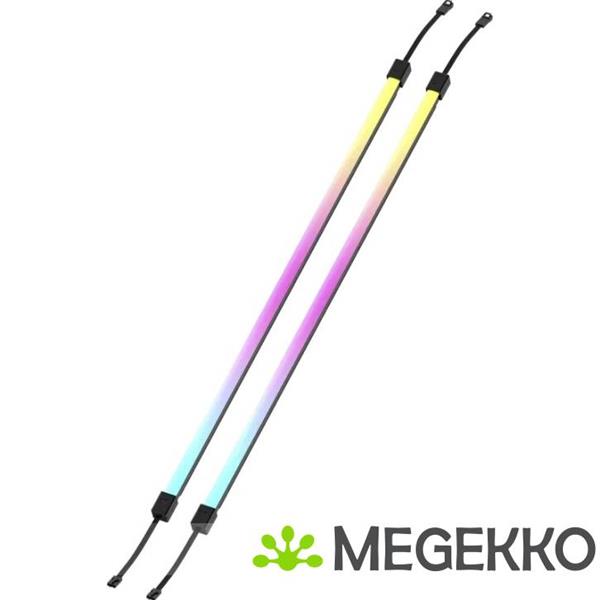 Grote foto corsair icue link ls430 aurora rgb light strips 430mm computers en software overige computers en software