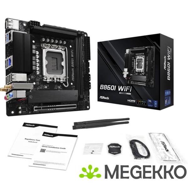 Grote foto asrock b860i wifi computers en software moederborden