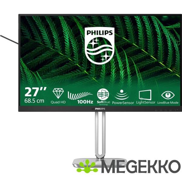Grote foto philips 5000 series 27b2g5500 00 27 100hz quad hd ips monitor computers en software overige computers en software