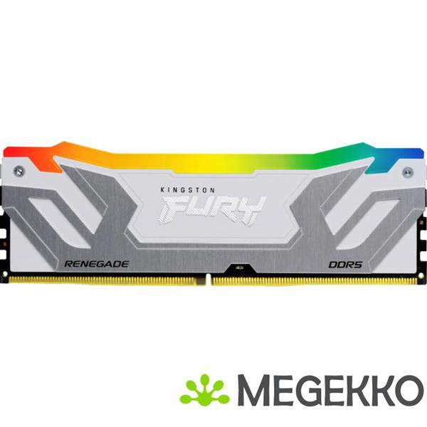 Grote foto kingston ddr5 fury renegade rgb white 1x24gb 8400 cudimm computers en software harde schijven