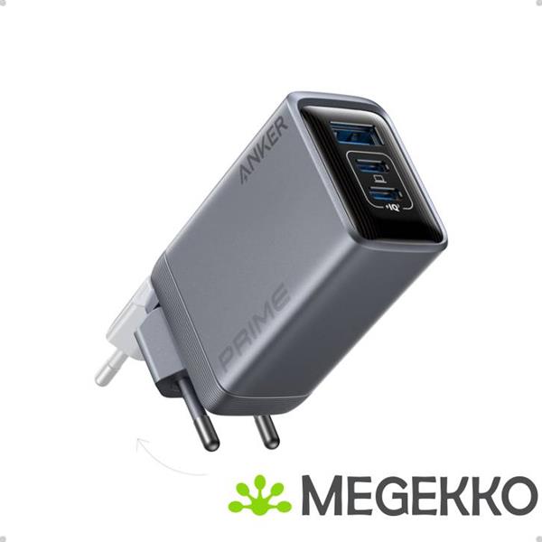 Grote foto anker prime compacte oplader 100w 2c 1a zilver computers en software overige