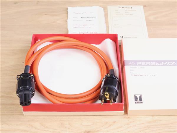 Grote foto kondo audio note acc persimmon audio power cable 2 0 metre audio tv en foto onderdelen en accessoires
