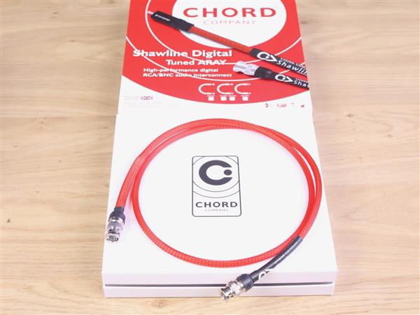 Grote foto chord company shawline digital audio interconnect bnc 1 0 metre new 27 off audio tv en foto onderdelen en accessoires
