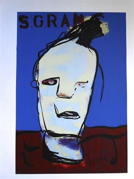 Grote foto herman brood 5 gram antiek en kunst litho en zeefdrukken