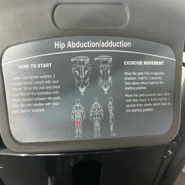 Grote foto hip abduction adduction sport en fitness fitness