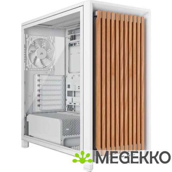 Grote foto corsair frame 4000d rs wood white oak computers en software behuizingen en kasten
