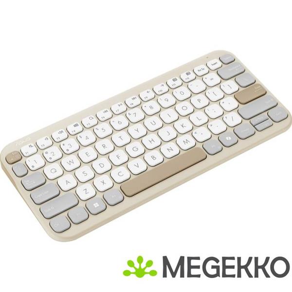 Grote foto asus kw100 keyboard bg ui 80 toetsenbord universeel bluetooth beige computers en software toetsenborden