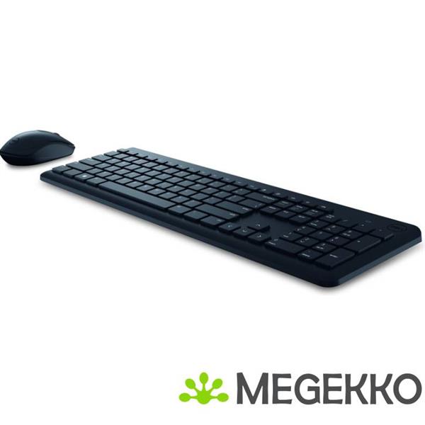 Grote foto dell km3322w toetsenbord inclusief muis kantoor rf draadloos azerty belgisch zwart computers en software overige computers en software