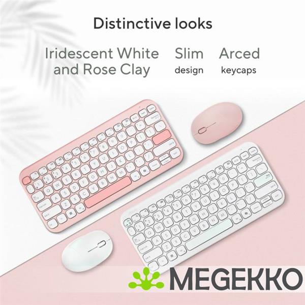 Grote foto asus kw100 keyboard bg ui 80 toetsenbord universeel bluetooth beige computers en software toetsenborden