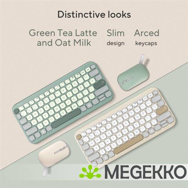 Grote foto asus kw100 keyboard bg ui 80 toetsenbord universeel bluetooth beige computers en software toetsenborden