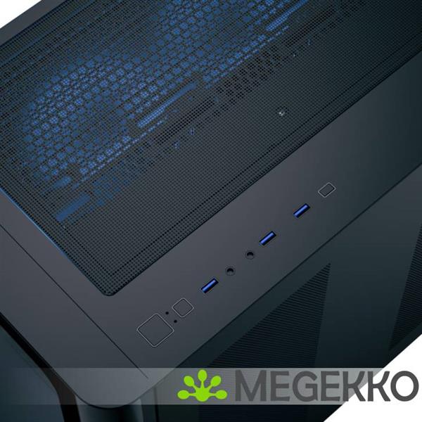 Grote foto aerocool p500c midi tower zwart computers en software behuizingen en kasten