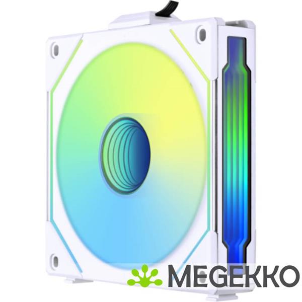 Grote foto lian li uni fan sl inf 120 wireless 1 pack white argb reverse blade pwm computers en software overige computers en software