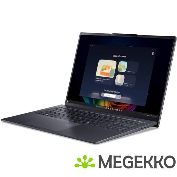 Grote foto acer swift go 16 ai sfg16 61 r3fu 16 amd ryzen ai 7 2k laptop computers en software overige computers en software