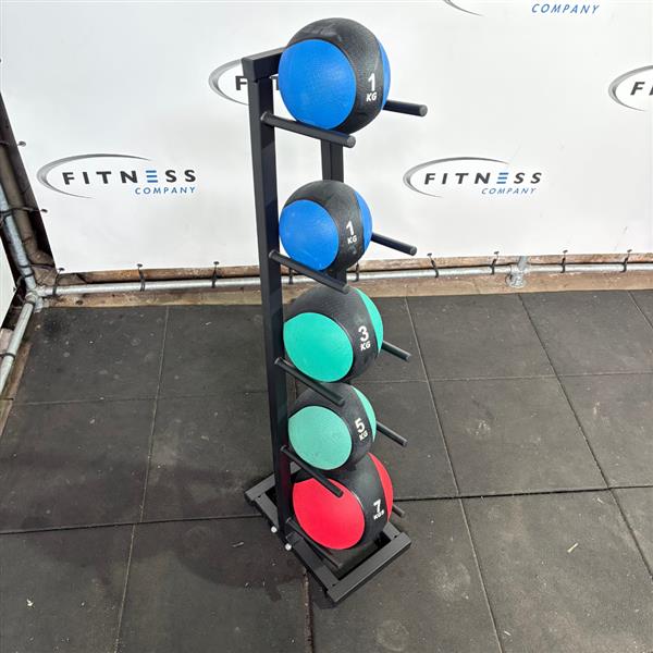 Grote foto ballen rek incl. ballen sport en fitness fitness