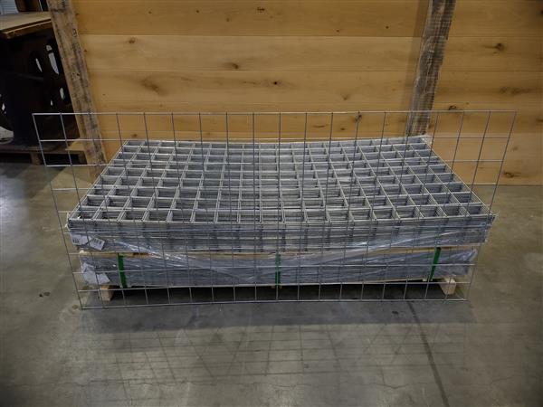 Grote foto gaaspaneel 90x180 cm thermisch verzinkt 4 mm maas 10x10 cm doe het zelf en verbouw hout en planken