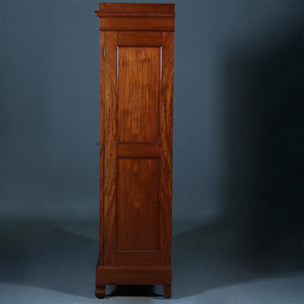 Grote foto strakke en statige hollandse louis seize kast in bloemmahonie ca 1790 no.400915 antiek en kunst stoelen en banken