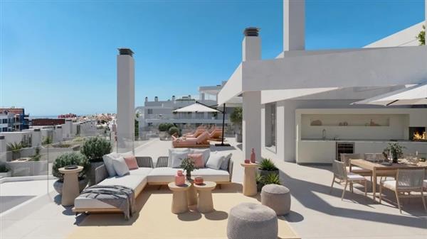 Grote foto uw nieuwe bungalow aan zee in estepona met huizen en kamers nieuw europa