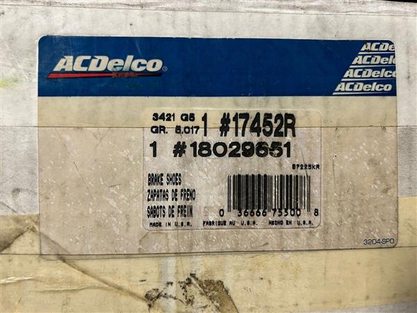 Grote foto gm oem handremschoenset 17452r auto onderdelen overige auto onderdelen