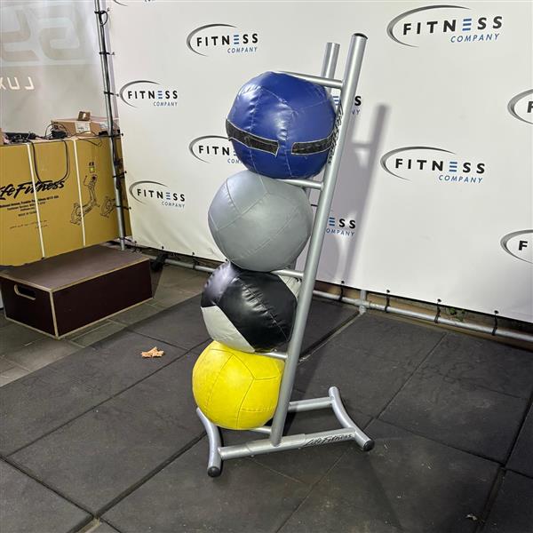 Grote foto ballen rek incl. medicijnballen sport en fitness fitness