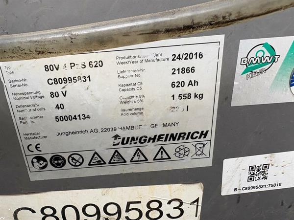 Grote foto vs 22834 elektrische triplex heftruck jungheinrich efg 425ks agrarisch heftrucks