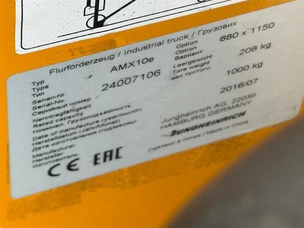 Grote foto vs 22841 schaar hoogheffer amx10e jungheinrich werktafel doe het zelf en verbouw hefwerktuigen