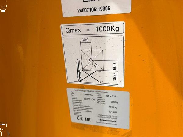 Grote foto vs 22841 schaar hoogheffer amx10e jungheinrich werktafel doe het zelf en verbouw hefwerktuigen