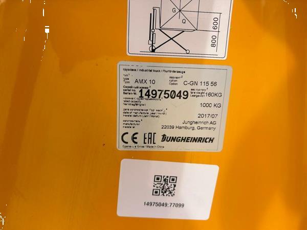 Grote foto vs 22840 hand schaar hoogheffer jungheinrich werktafel doe het zelf en verbouw hefwerktuigen