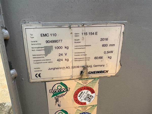 Grote foto vs 22832 compacte stapelaar jungheinrich emc110 doe het zelf en verbouw hefwerktuigen