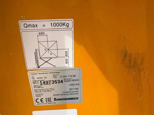 Grote foto vs 22843 hand schaar hoogheffer jungheinrich werktafel doe het zelf en verbouw hefwerktuigen