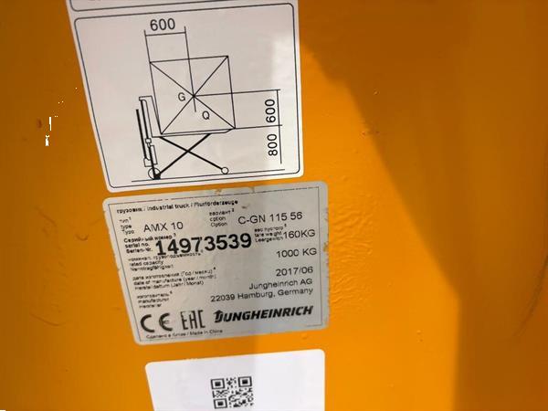 Grote foto vs 22842 hand schaar hoogheffer jungheinrich werktafel doe het zelf en verbouw hefwerktuigen