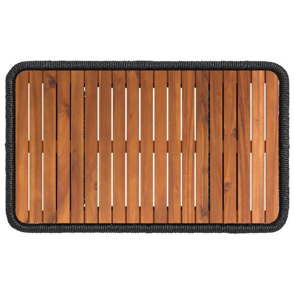 Grote foto vidaxl tuin eettafelset met kussen 3 pcs zwart en cr me poly rattan tuin en terras tuinmeubelen