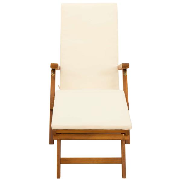 Grote foto vidaxl ligstoelkentingen en opvouwbare zonnebader 2 pcs tuin en terras tuinmeubelen