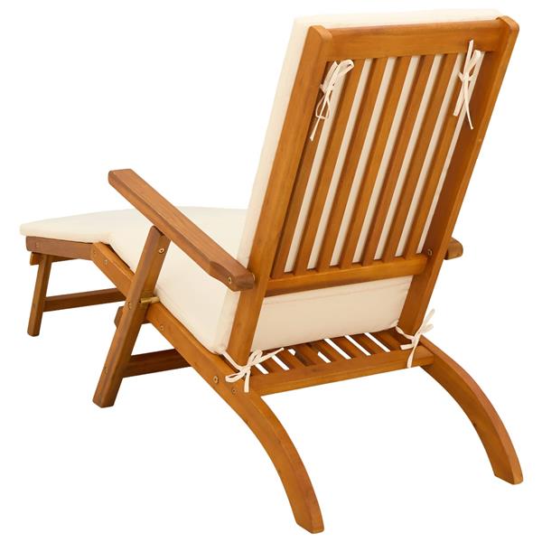 Grote foto vidaxl ligstoelkentingen en opvouwbare zonnebader 2 pcs tuin en terras tuinmeubelen