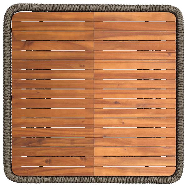 Grote foto vidaxl tuin eettafelset 3 pcs grijs en donkergrijs poly rattan tuin en terras tuinmeubelen