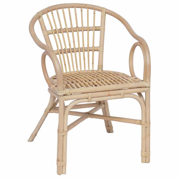 Grote foto vidaxl stapelstoel naturel 58 x 60 x 81 cm rattan huis en inrichting stoelen