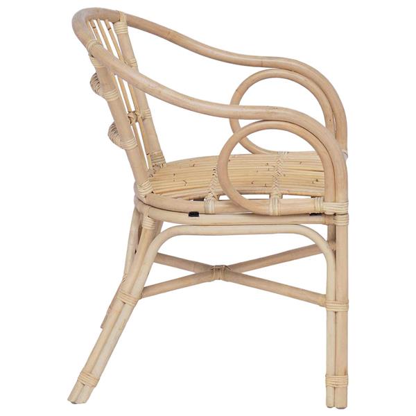 Grote foto vidaxl stapelstoel naturel 58 x 60 x 81 cm rattan huis en inrichting stoelen