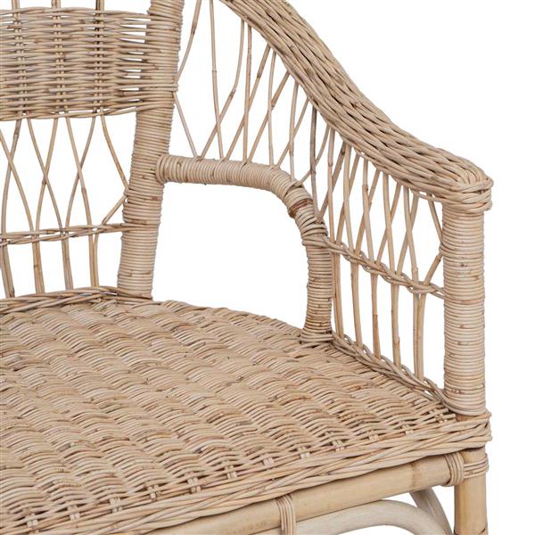 Grote foto vidaxl stapelstoel naturel 60 x 60 x 81 cm rattan huis en inrichting stoelen