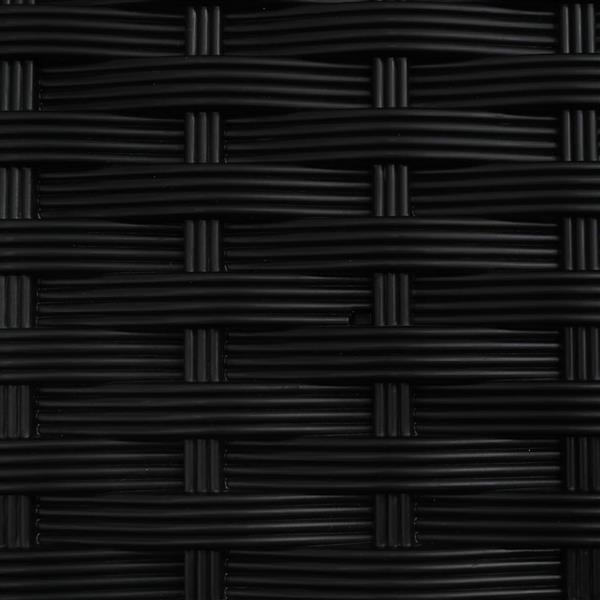 Grote foto vidaxl verhoogd bed met trellis en dak zwart 124 x 40 x 126 cm pp tuin en terras overige tuin en terras