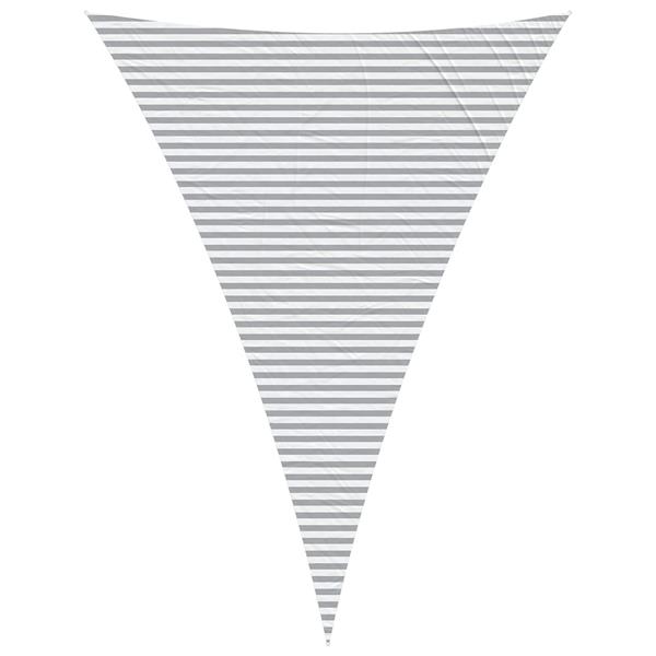 Grote foto vidaxl buiten zonneschaduwzeil lichtgrijs en wit. 5 x 7 x 7 m tuin en terras overige tuin en terras