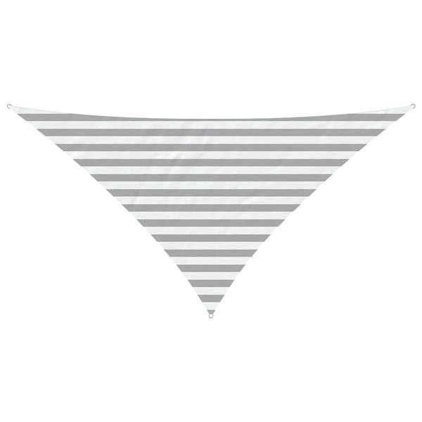 Grote foto vidaxl buiten zonneschaduwzeil lichtgrijs en wit. 2 5 x 2 5 x 3 5 m tuin en terras overige tuin en terras