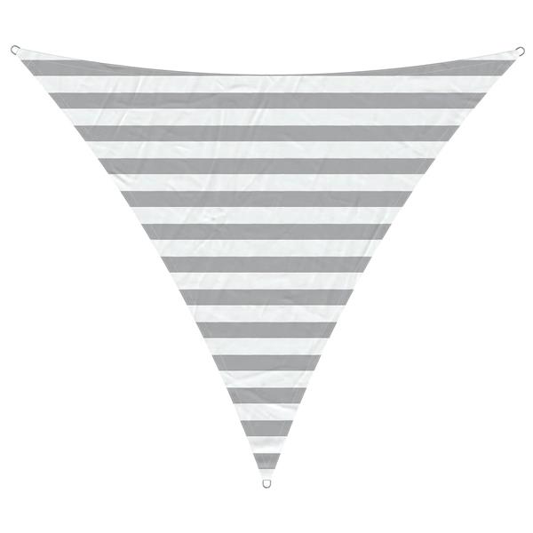 Grote foto vidaxl buiten zonneschaduwzeil lichtgrijs en wit. 2 x 2 x 2 m tuin en terras overige tuin en terras