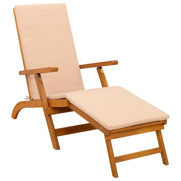 Grote foto vidaxl ligstoelkentingen en opvouwbare zonnebader 2 pcs tuin en terras tuinmeubelen