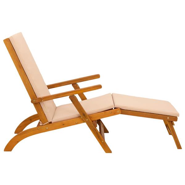 Grote foto vidaxl ligstoelkentingen en opvouwbare zonnebader 2 pcs tuin en terras tuinmeubelen