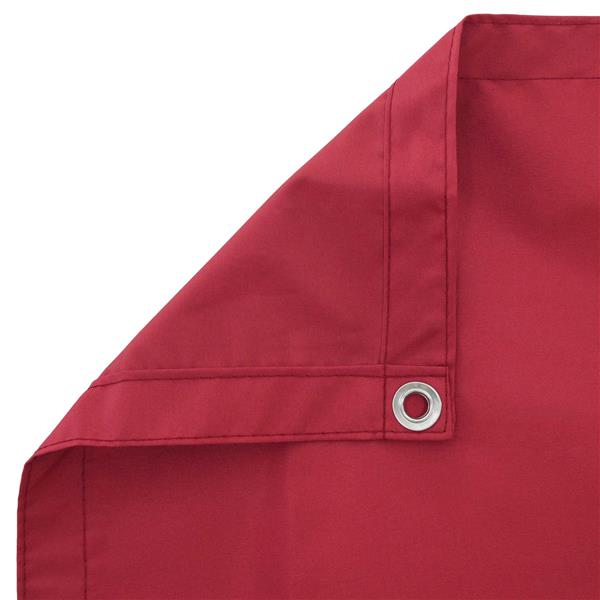 Grote foto vidaxl balkon scherm rood 110 x 600 cm oxford stof tuin en terras overige tuin en terras