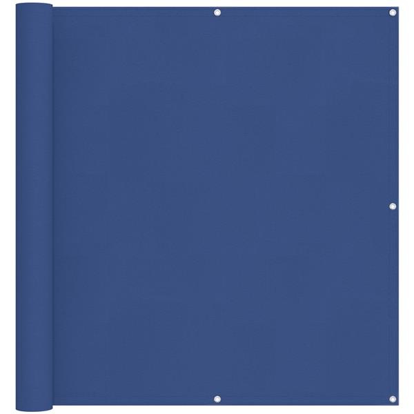 Grote foto vidaxl balkon scherm blauw 110 x 500 cm oxford stof tuin en terras overige tuin en terras
