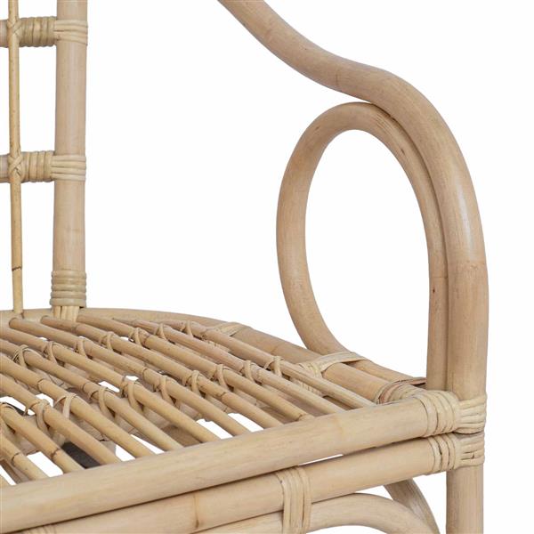 Grote foto vidaxl stapelstoel naturel 58 x 60 x 81 cm rattan huis en inrichting stoelen