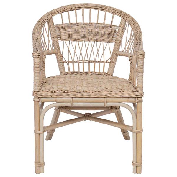 Grote foto vidaxl stapelstoel naturel 60 x 60 x 81 cm rattan huis en inrichting stoelen