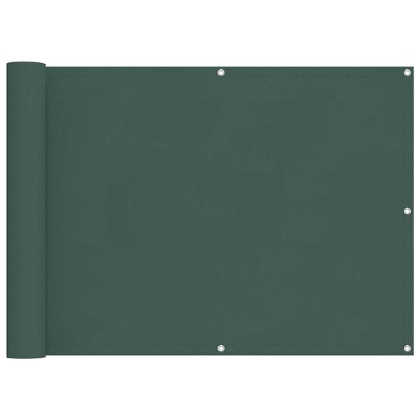 Grote foto vidaxl balkon scherm 75 x 200 cm pu gecoat oxford alu tuin en terras overige tuin en terras