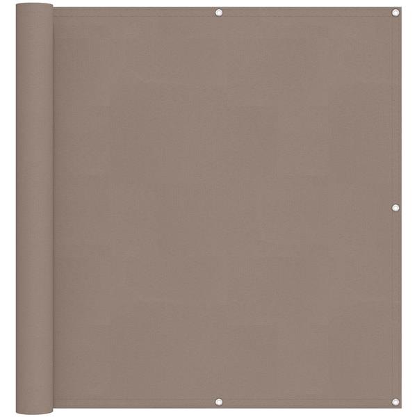 Grote foto vidaxl balkon scherm 120 x 200 cm pu gecoat oxford alu tuin en terras overige tuin en terras