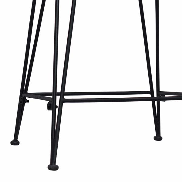 Grote foto vidaxl barkruk 2 pcs naturel 44 x 45 x 76 cm rattan en staal huis en inrichting krukken en barkrukken